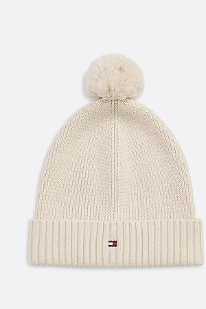 Tommy Hilfiger Gorro Essential de niños con pompón y logo