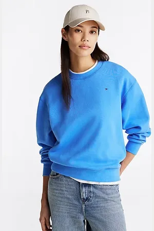 Tommy Hilfiger Sudadera de cuello redondo con logo bordado