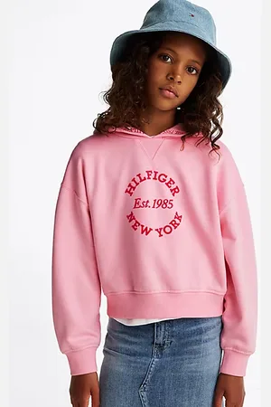 Tommy Hilfiger Sudadera de corte amplio con capucha y logo
