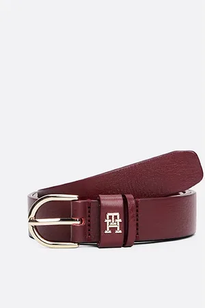 Tommy Hilfiger Cinturón Essential de piel con monograma TH