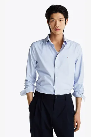 Tommy Hilfiger Camisa de tejido absorbente con corte slim