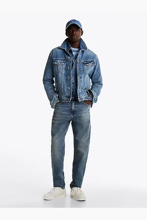 Tommy Hilfiger Vaqueros Isaac amplios de pernera cónica desteñidos