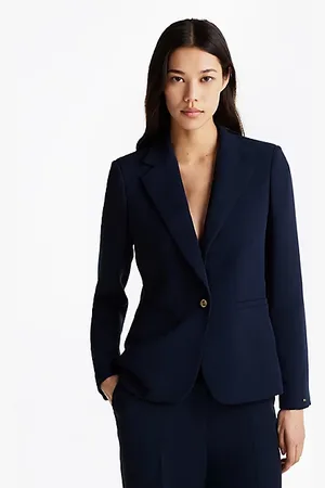 Tommy Hilfiger Americana de botonadura sencilla y corte slim
