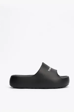 Tommy Hilfiger Chanclas con plataforma gruesa y logo
