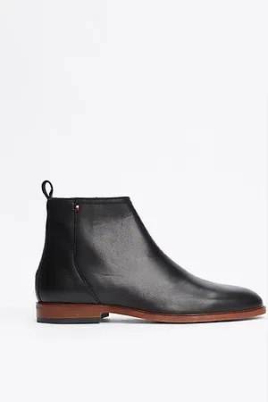 Tommy Hilfiger Botines Chelsea de piel con cremallera