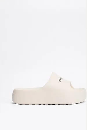 Tommy Hilfiger Chanclas con plataforma gruesa y logo