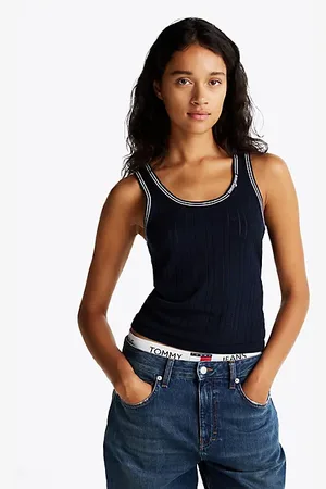Tommy Hilfiger Camiseta sin mangas con corte slim
