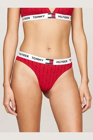 Tommy Hilfiger Tanga Heritage con estampado e inscripción
