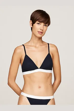Tommy Hilfiger Sujetador triangular con monotipo Hilfiger