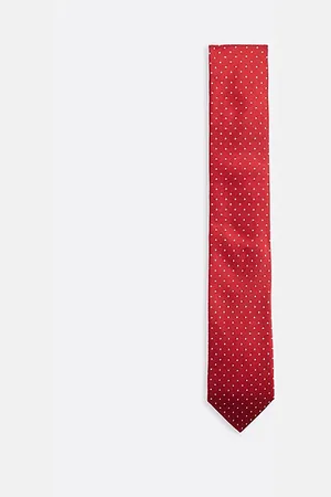 Tommy Hilfiger Corbata de seda microestampado de puntos