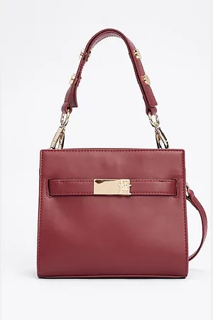 Tommy Hilfiger Bolso satchel Heritage con tachuelas