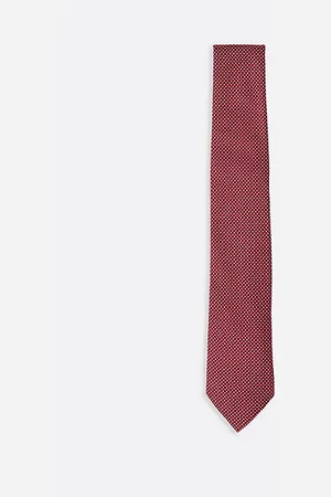 Tommy Hilfiger Corbata de seda con microestampado