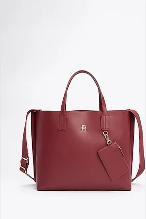 Tommy Hilfiger Bolso satchel con monograma TH y monedero
