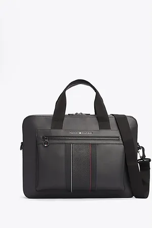 Tommy Hilfiger Maletín para portátil con logo metálico