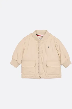 Tommy Hilfiger Chaqueta acolchada con cuello estilo béisbol