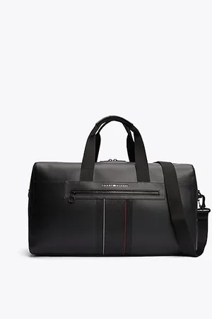 Tommy Hilfiger Bolsa de viaje con logo metálico