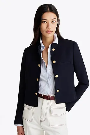 Tommy Hilfiger Americana de corte slim y cuello mao