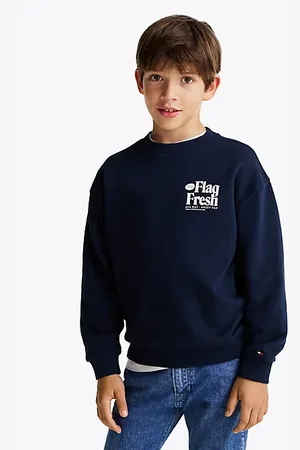 Tommy Hilfiger Sudadera con eslogan y logo en la espalda