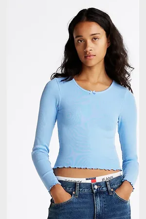 Tommy Hilfiger Camiseta de manga larga con corte slim