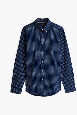 Tommy Hilfiger Camisa TH Flex regular de puntos