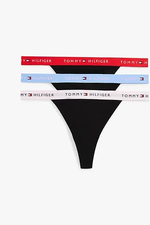 Tommy Hilfiger Pack de 3 tangas con inscripción