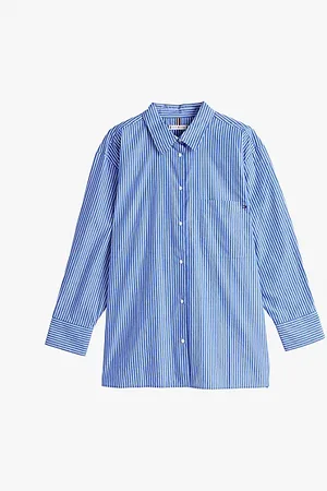 Tommy Hilfiger Camisa Curve de popelín con corte oversize