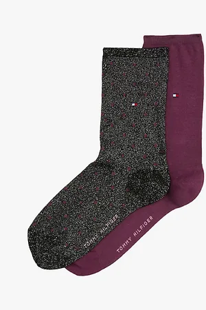 Tommy Hilfiger Pack de 1 par de calcetines metalizados
