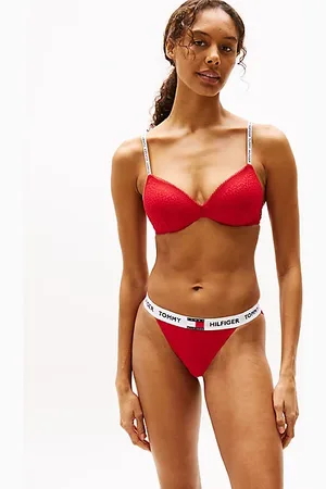Tommy Hilfiger Braguitas Heritage estilo tanga de encaje