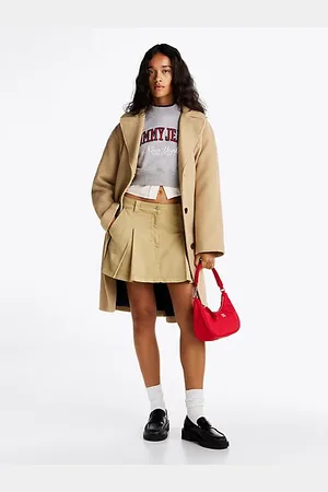 Tommy Hilfiger Minifalda plisada con bolsillos con solapa