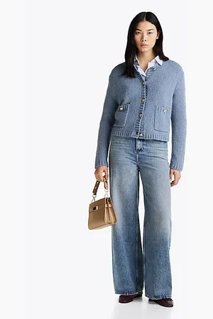 Tommy Hilfiger Vaqueros de pernera ancha con talle alto