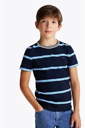 Tommy Hilfiger Camiseta de rayas con cuello redondo