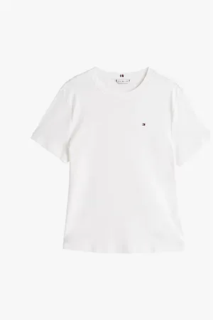 Tommy Hilfiger Camiseta Curve slim con logo bordado