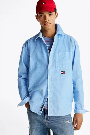 Tommy Hilfiger Camisa de pana con corte amplio