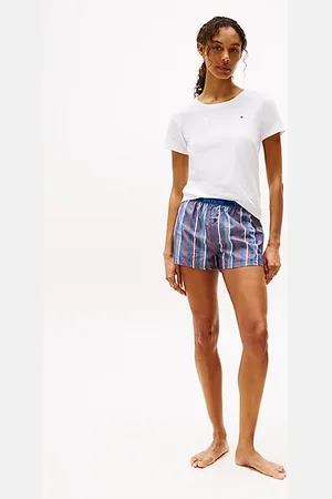 Tommy Hilfiger Pijama con camiseta y shorts con monotipo