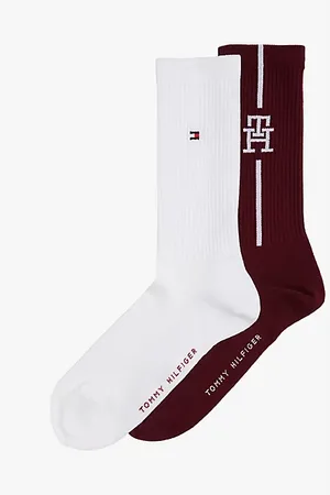 Tommy Hilfiger Pack de 2 pares de calcetines con monograma