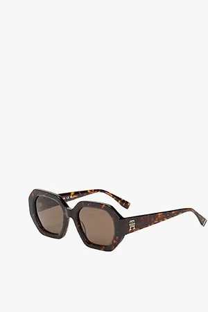 Tommy Hilfiger Gafas de sol hexagonales con monograma TH