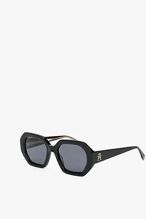 Tommy Hilfiger Gafas de sol hexagonales con monograma TH