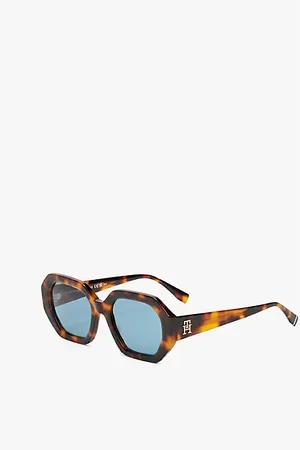 Tommy Hilfiger Gafas de sol hexagonales con monograma TH