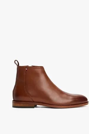 Tommy Hilfiger Botines Chelsea de piel con cremallera