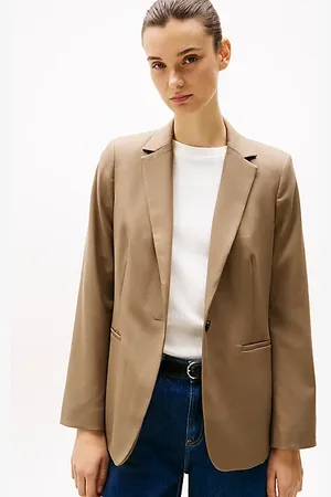 Tommy Hilfiger Americana de botonadura sencilla