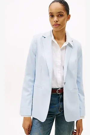 Tommy Hilfiger Americana de botonadura sencilla