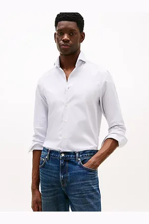 Tommy Hilfiger Camisa de rayas semiformal corte slim