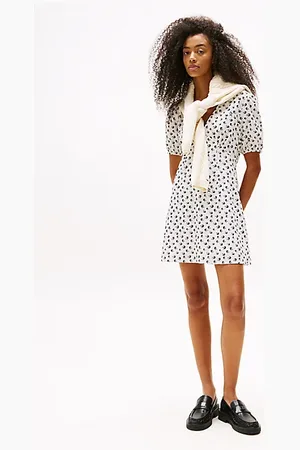 Tommy Hilfiger Vestido corto de crepé