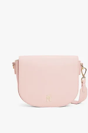 Tommy Hilfiger Bolso saddle mensajero con inscripción