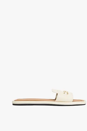 Tommy Hilfiger Mules de piel con detalle de trinquete