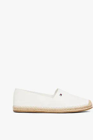 Tommy Hilfiger Alpargatas de lona con logo bordado