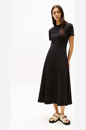 Tommy Hilfiger Vestido midi de corte evasé