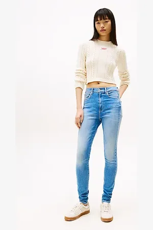 Tommy Hilfiger Vaqueros Sylvia ceñidos de tiro alto