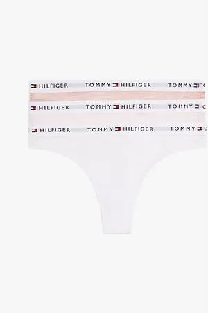 Tommy Hilfiger Pack de 3 tangas de malla con logo