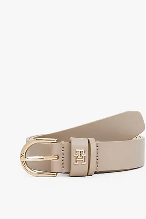 Tommy Hilfiger Cinturón Essential de piel con monograma TH